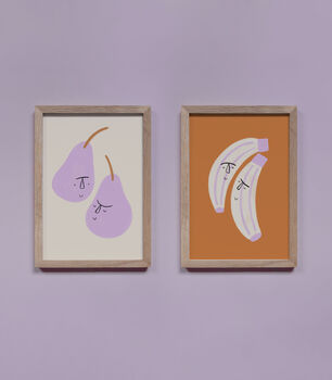 Illustrated Bananas Art Print, 2 of 2