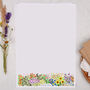 A4 Letter Writing Paper With Garden Flowers, thumbnail 1 of 4