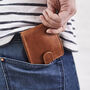 Dad Leather Tri Fold Wallet, thumbnail 5 of 9