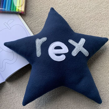 Personalised Star Nursery Cushion, 7 of 12