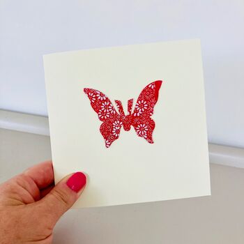 Handmade Butterfly Birthday Card, 3 of 10
