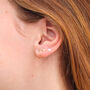 Illusion Hoop Earrings In Rose Gold Fill, thumbnail 7 of 7