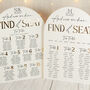 Manhattan Acrylic Wedding Table Plan, thumbnail 2 of 10