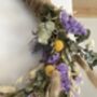 Handcrafted Artisan Provence Dried Flower Wreath, thumbnail 2 of 6