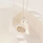 Personalised Silver Fingerprint Heart Charm Necklace, thumbnail 1 of 3