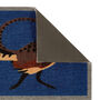 My Mat Patterned Washable My Pheasant Blue Mat, thumbnail 3 of 3