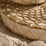 Ambala Woven Round Floor Cushion, thumbnail 4 of 4