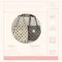 Polka Dot Corduroy Tote Bag, thumbnail 2 of 8