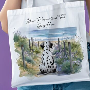 Personalised Dalmation Dog Beach Walk Collection, 6 of 8