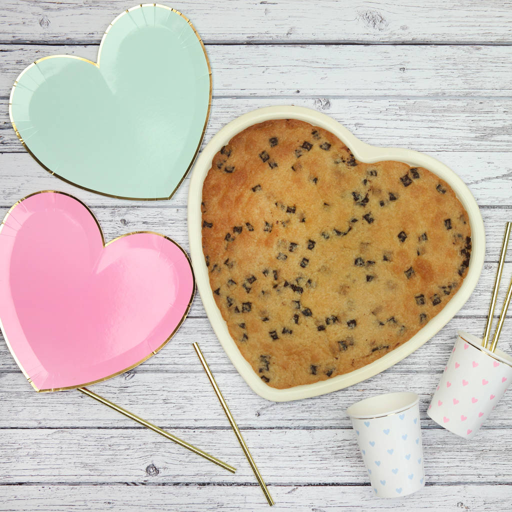 Heart Shaped Cookie Or Pizza Baking Tray By Postbox Party