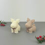 Christmas Reindeer Candle And Christmas Decoration, thumbnail 8 of 12
