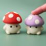 Cute Mushroom Fidget Clicker Keychain | 3D Printed Toadstool Stress Reliver | Kawaii Desk Mechanical Switch Clicker | Cottagecore Gift, thumbnail 6 of 6