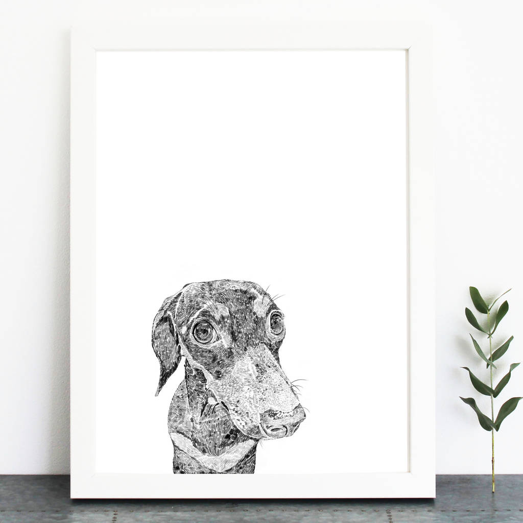 Dachshund Dog Print, 1 of 3