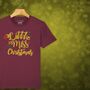 'Little Miss Christmas' Glittery Girls Christmas T Shirt, thumbnail 3 of 12