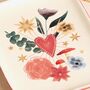 Floral Heart Trinket Dish, thumbnail 2 of 3