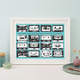 Personalised Playlist Cassette Print, thumbnail 2 of 12