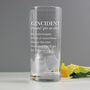 Personalised Gincident Hi Ball Glass, thumbnail 2 of 9