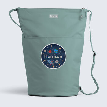Personalised Space Design Kids Swim Bag, 4 of 10