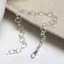 Sterling Silver Shimmer Clover Bracelet, thumbnail 1 of 7