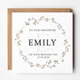 For Our Daughter On Her Wedding Day Card, thumbnail 1 of 4