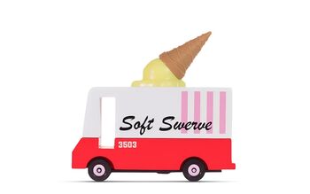 Wooden Ice Cream Van Toy, 4 of 5