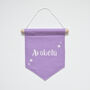 Purple Personalised Name Banner, thumbnail 2 of 5