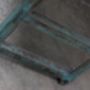 Saunders Zinc Table With Vintage Workbench Legs, thumbnail 2 of 7