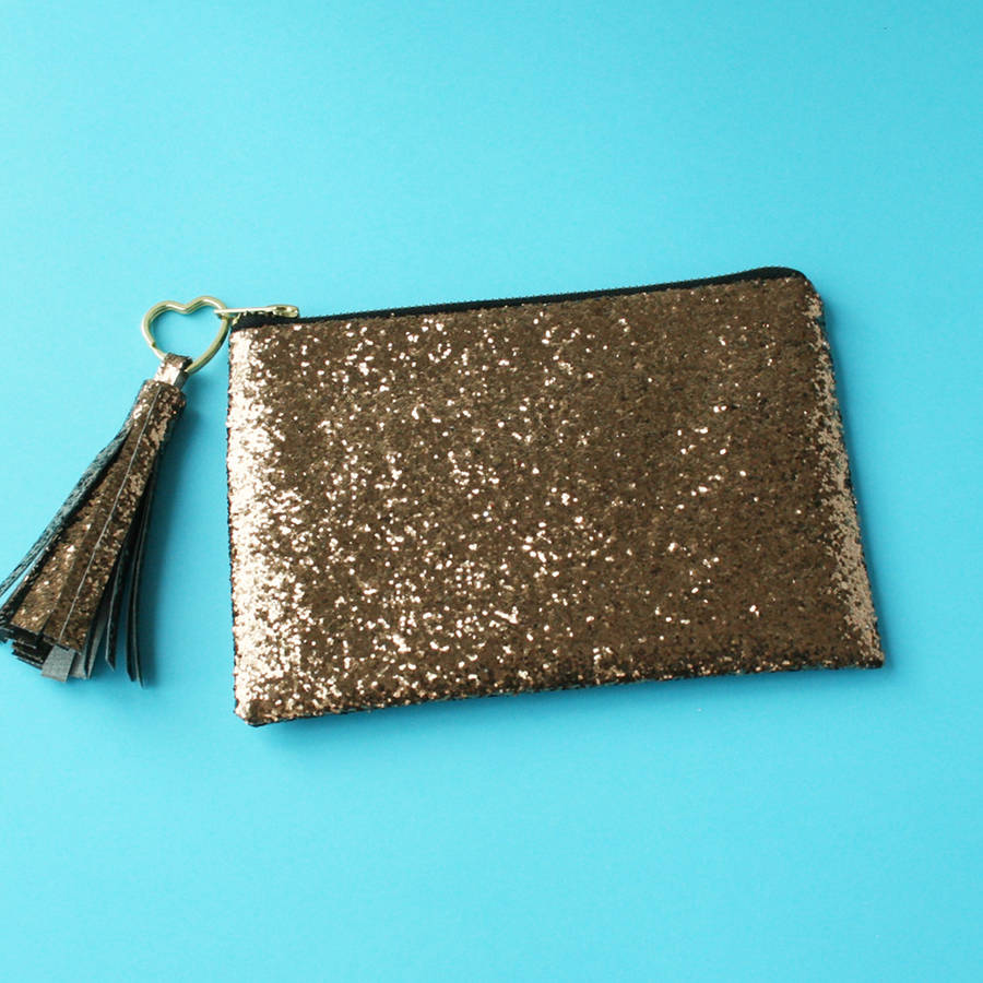 Glitter Lips Clutch Bag Ruby By SoS15