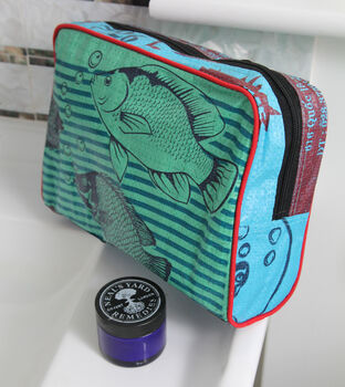 Recycled Fairtrade Make Up Bag, 8 of 8