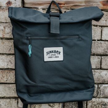 Recycled Roll Top Rucksack, 12 of 12
