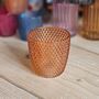 Spot Glass Orange Medium Tea Light Holder, thumbnail 2 of 2