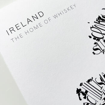 Whisky Word Map Double Print, 7 of 8