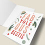 'Fab Yule Ous Bestie' Christmas Card, thumbnail 5 of 5
