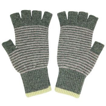 Men's Lambswool Gloves And Fingerless Mitts, 3 of 6