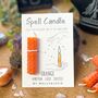 Orange Spell Candle Ambition, Luck And Success, thumbnail 1 of 1