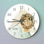 Jungle Lion Personalised Clock, thumbnail 3 of 6