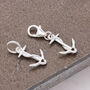 Anchor Silver Charm Pendant, thumbnail 1 of 9