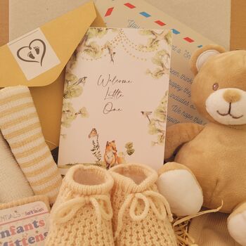 Adorable, Neutral, Unisex Teddy Bear Baby Gift, 3 of 10