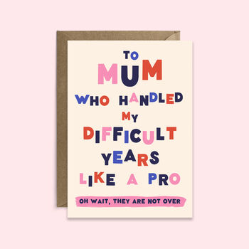 Funny Mother's Day Card, 3 of 3