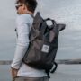 Old School Roll Top Backpack, thumbnail 2 of 12