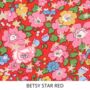 Liberty Of London Christmas Children's Personalised Classic Pyjamas Red, thumbnail 4 of 7