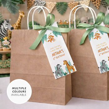 Safari Theme Party Bags For Kids Jungle Animal Birthday, 3 of 7
