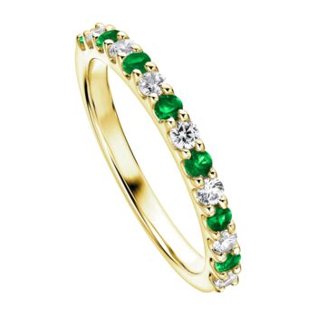 Odette Lab Grown Diamond And Created Gemstones Ring, 3 of 11