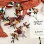 Autumnal Flower Crown Bridal Headband, thumbnail 8 of 10