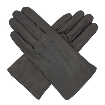 Zoe. Womens Warm Lined Leather Gloves, 3 of 9