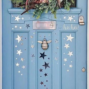 Christmas Star Door/Wall Stickers, 7 of 12