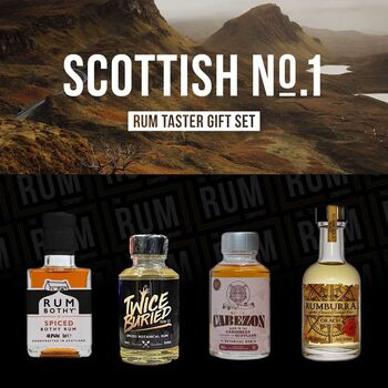 Scottish Rum Taster Set Gift Box One, 2 of 6