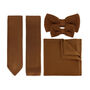 Wedding Handmade Polyester Knitted Pocket Square In Caramel Brown, thumbnail 6 of 6