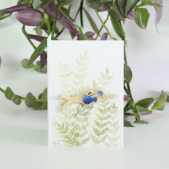 Sandie Swimmer Plant Hugger Decoration | Gift Card | Letterbox Gift, 3 of 4