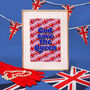 God Save The Queen 2022 Platinum Jubilee Print, thumbnail 1 of 1